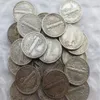 Hela replika kvicksilverhuvudet dimes en uppsättning av 1916-1945 -s blandat datum tecken silverpläterad tillverkning kopia mynt276k