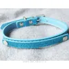 10 Stück glitzernde Hundehalsbänder aus PU-Leder mit Schiebestange, geeignet für 10-mm-BuchstabenCharms 201030283G
