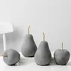 Retro industrial style creative home living room fruit model cement furnishings restaurant decoration small ornaments crafts2362