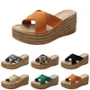 Slippers Women Sandals High Cheels Fashion Shoes Gai Summer Platfor