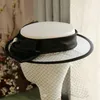 Outono feminino véu preto arco cor sólida jazz chapéu inverno senhoras banquete moda vintage fedora feminino casamento elegante boina 240229