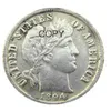 US Barber Dime 1894 P S O Artesanato Banhado a Prata Cópia Moedas Metal Morre Fábrica de Fabricação 317t