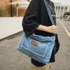 Bag Jean Crossbody Fashion Denim Pouch Large Capacity Multifunctional Retro Versatile Satchel