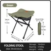 Camp Furniture PACOONE Camping Outdoor Folding Chair Aluminum Alloy Ultralight Small Mazar Fishing Stools BBQ Bench Mini Portable Train