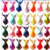 50pcs Fashion solid color and candy color Polyester Silk Pet Dog Necktie Adjustable Handsome Bow Tie Necktie Grooming Supplies P9247b