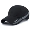 Casquettes de balle hommes femmes Sport de plein air Baseball maille chapeau visière de course casquette à séchage rapide Protection solaire gommage chapeaux pour outils