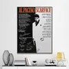 Signature Movie Scarface Painting Poster Print Decorative Wall Pictures For Living Room No Frame Home Decoration Accessories1292C