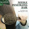 Brosse Cheveux Femme распутывающая щетка для волос, женская подушка безопасности, щетка для волос, массажная щетка для головы, деревянная расческа для ухода за волосами, парикмахерские расчески 240323