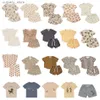 T-shirts 23 Summer KS Baby Clothes Suit Girls Boys T-shirt Shorts Cherry Animals Cartoon Print Short Sleeve Tops Child Casual Outfit Sets L240311