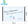 ألواح Whiteboards Xindi جديدة 40*60 سم لوحة بيضاء مغناطيسية MDF إطار أبيض أسود رسم ألواح الرسائل الزخرفية السبورة WB10