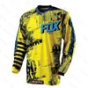 2022 Herr Downhill Jerseys Hpit Fox Mountain Bike Mtb Shirts Offroad DH Motorcykeltröja Motocross Sportkläder Kläder cykel