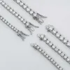 Catena da tennis Bracciale in moissanite da 5 mm Confezione regalo in argento sterling 925 Gioielli da donna Pronti per la spedizione Xingyue 1 pz