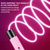 Night Luminous Rope Hoppning Home Operting Fitness Equipment Outdoor Fluorescerande Jump Hopp Rop Training Sports Supplies240311