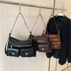 Sacos de noite feminino senhora macio couro do plutônio fecho zíper estilo vintage ombro mão multi bolso luxo designer bolsas saco diário