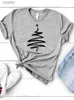 Koszulka damska Prainowa Miłość Trend Śliczny koszulka świąteczna najlepsza druk moda moda dama noworoczna koszula ubrania odzieży T-shirt 240311