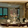 キャンドルホルダーホルダー3/5アーム輝くゴールデンメッキキャンディラブラロマンチックな高級メタルウェディングイベントパーティーホーム装飾