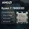 Процессор AMD RYZEN 7 7800X3D, 8 ядер, 16 потоков R7 7800x3d Am5, процессор Tsmc 5NM 96M 120 Вт TDP для B650M AORUS ELITE, белая материнская плата