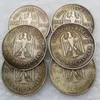 DUITSLAND Een set van 1932-A-D-E-F-G-J 6pcs5 Reichsmark Messing Ambachtelijke Ornamenten woondecoratie accessoires214y