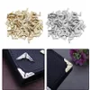 Craft Tools 100pcs Tone Scrapbooking Corner Protectors Card File Menu Metal Book252x