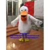 Mascot Costumes White Pelican Bird Adult Cartoon Character Outfit Suit Farewell Dinner Costume Dressed as Mascot Zx1535