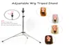 Adjustable Hair Wig Stand Hairdressing Manikin Tripod Stand Salon Hairdresser Training Mannequin Head Holder Clamp False Head Mold7007577