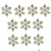 Nail Art Decorations 10Pcs Snowflake For Unique And Eye Catching Manicures Diy Drop Delivery Health Beauty Salon Otsvk