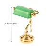 1/12 Dollhouse Miniature Lampe de Bureau LED Lampe Vert Postman Lumière Éclairage Meubles de Maison Modèle Décor Jouet Maison de Poupée Accessoires 240305