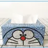 DIY Diamond Målning Tissue Box Thre-Dimensional Handmade Art Children's DIY Rhinestone Diamond Embroidery Cartoon Home Deco298e