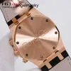 Hot Watch Elegance AP Watch Millennium Series 26022OR Mens Watch Rose Gold Automatic Mechanical Swiss Famous Watch Luxury Sports Watch Diameter 39mm