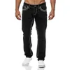 Herenjeans Klassiek Casual Sport Hoge kwaliteit modekleding Effen kleur Rechte pijpen Slim Fit Straatzakdecoratie