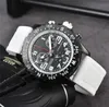 U1 AAA Bretiling B01 44MM Navitimer Horlogebeweging Japan Quartz Endurance Pro Avenger Chronometer Horloges Rubberen herenhorloges Saffierglas designer polshorloge