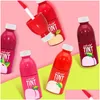 Lip Gloss Juice Glaze Fruit Flavor Moisturizing No Bleach Beauty Wholesale Dmg195 Drop Delivery Health Makeup Lips Ot9Ye