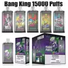 BANG KING 15000 PUPKS DOSTĘPNY Wape E papierosy 25 ml Prefild Pod 550MAH Bateria 0% 2% 5% Puff 15k Pen
