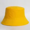 Unisexe niestandardowe odwracalne czapki wiadra mężczyzna Kobiety bawełniany rybak cap girl chłopiec codziennie wakacje chapau bob casquette gorras 240226