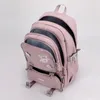 Ryggsäck stor kapacitet nylon axel flickor koreansk trend resväska junior gymnasieelever avslappnade väskor