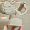 Net Red Super Fire Thick Sole Small White Shoes Women Spring Leather Leisure Sportstudenter Wearresistant Board 240229