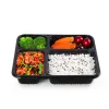 Gratis verzending 4 compartimenten Take Out Containers kwaliteit PP voedselverpakkingsdozen hoogwaardige wegwerp bentobox SEAWAY