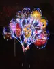 LED Cartoon Bobo Ball Balloon Luminous Light Up Balloons شفاف