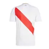 2024 Peru Futbol Formaları 24 25 Ev Away Copa Futbol Gömlekleri Seleccion Peruana Cuevas Pineau Cartagena Aquino Abram Siyah Beyaz Erkekler Çocuk Kit Üniformaları