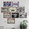 SQ-DGLZ BARBER BAR Sinal de Metal Bar Vintage Placa de Metal Decorativa Placa de Parede Decoração Estanho Sinais Barber Shop Cartaz Q0723200a