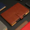 Ruize Hard Cover A5 B5 Leather Notebook Planner Organizer Agenda Office PU Note Book Creative Stationery Business Notepad 240306