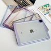 Fall för iPad Air 6 5 4 11 "10.9" 10.5 "10.2" 9,7 "tum TAB TABLET CASE Akryl TPU -stötbeständig täckning Fundas