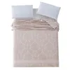 Sprzedaj 100% bawełniany koc w stylu Japonii Pełny rozmiar królowej Kwiatowy wzór Jacquard Letni koce na łóżku na łóżku 201222210S