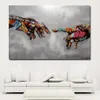 Graffiti Living Colorful Prints For Street Hands Painting Selflessly Art Classic Room Art Abstract Pictures Posters Wall jllxI yum264y