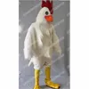 Vendite calde Long Plush Chicken Mascot Costume Halloween Abito Fancy Party Abito da carnivale per adulti unisex per adulti unisex.