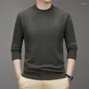 Men's Sweaters Men 89% Sheep Wool And 11% Goat Cashmere Sweater 2024 Autumn Winter Long Sleeve Jumper O-neck Man Pullover