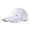 Män sommaren Sun-Visor Hat UV Outdoor Bortable Sports Fishing Baseball Cap Male Stor BRIM Sunshade Trucker Headwear Gentlemen 240304