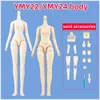 20 cm 21 cm YMY Corpo giunto mobile per Ob22 Ob24 Gsc Blyth 1/6 Bjd Testa di bambola Accessori Sostituzione Mano Ragazza Ragazzo Corpo 240301