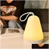 Flashlights Torches 0.45W Portable Led Night Light Mtifunction Usb Rechargeable Bedroom Bedside Lamp Desk Table Outdoor Emergency Drop Otzjv