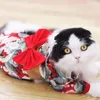 サマードッグキャット服日本の着物のペット用品